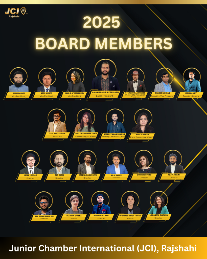 2025 BOARD MEMBERS - JCI Rajshahi (1)
